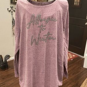Lane Bryant Long Sleeve Tunic T-Shirt